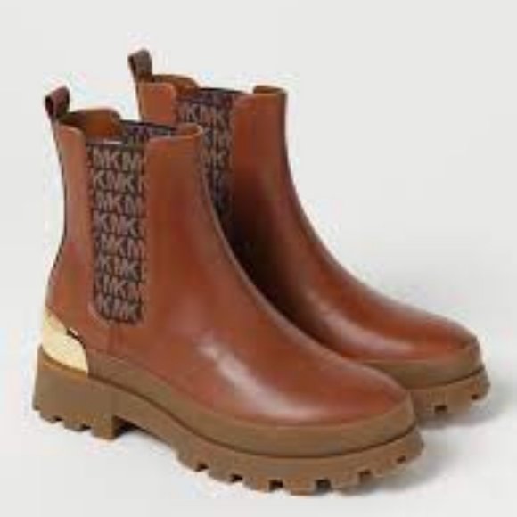 New Michael Kors Women's Rowan Pull-On Ankle Chelsea Booties